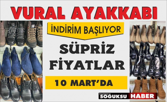 VURAL AYAKKABIDA KAMPANYA BAŞLIYOR