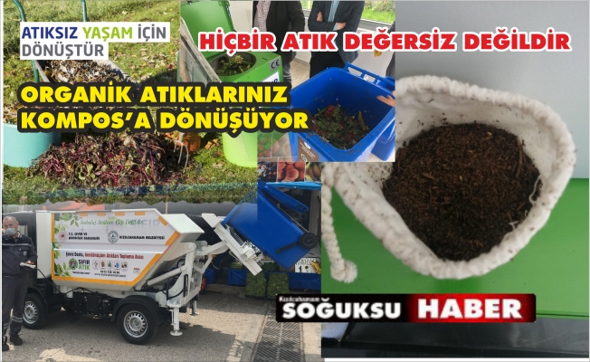 AYLIK 400 KG GÜBRE ÜRETİLİYOR