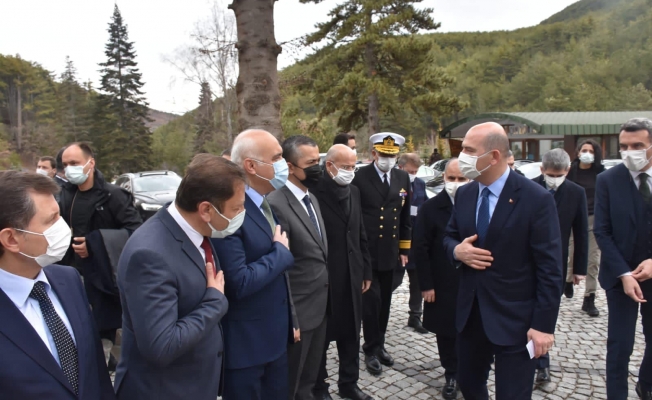 BAKAN SÜLEYMAN SOYLU KIZILCAHAMAM'DA TOPLANTIYA KATILDI