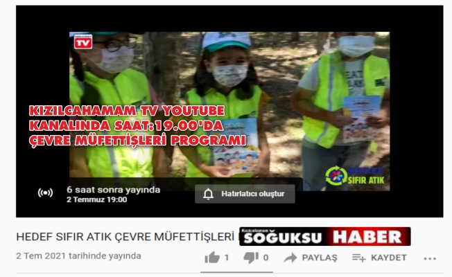 ÇEVRE MÜFETTİŞLERİ SEÇİLDİ İŞTE TV PROGRAMI