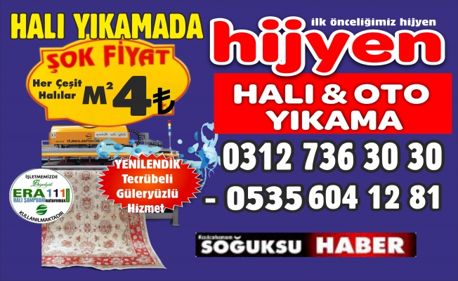 HİJYEN HALI YIKAMADA KAMPANYA