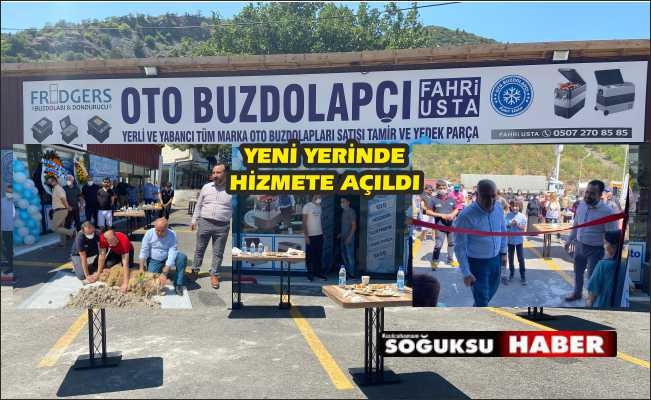 KIZILCAHAMAM’DA OTO BUZDOLAP MAĞAZASI AÇILDI