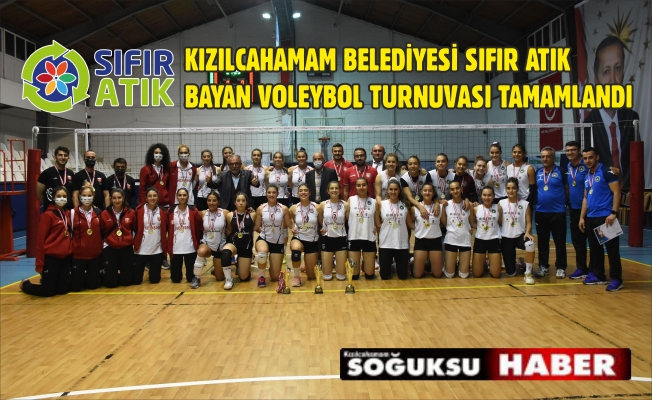 SIFIR ATIK BAYAN VOLEYBOL TURNUVASI KIZILCAHAMAM’DA YAPILDI