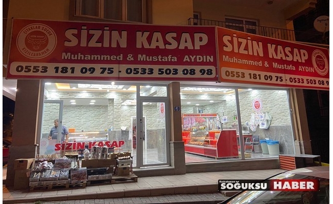 SİZİN KASAP YENİ YERİNDE HİZMETİNE DEVAM EDİYOR