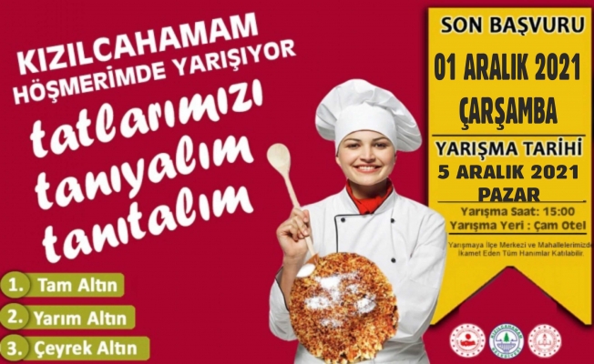 KIZILCAHAMAM ÖDÜLLÜ HÖŞMERİM YARIŞMASI