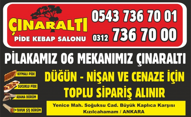 PİDE VE KEBAP SALONU SİPARİŞLERİNİZİ BEKLİYOR