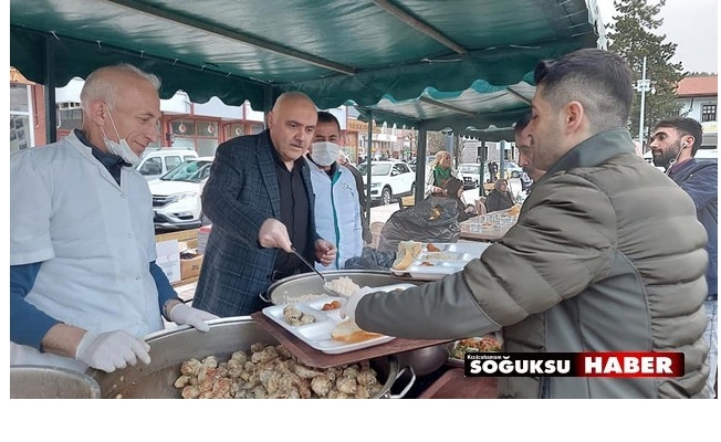 İFTAR ÇADIRINA YOĞUN İLGİ