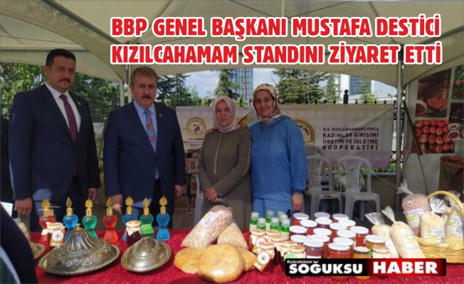 DESTİCİ KIZILCAHAMAM STANDINDA BAZLAMA TATTI