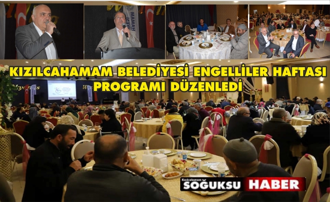 ENGELLİLER AKŞAM YEMEĞİNDE BİRARAYA GELDİ