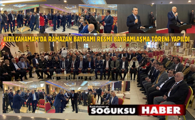 KIZILCAHAMAM DA RESMİ BAYRAMLAŞMA TÖRENİ