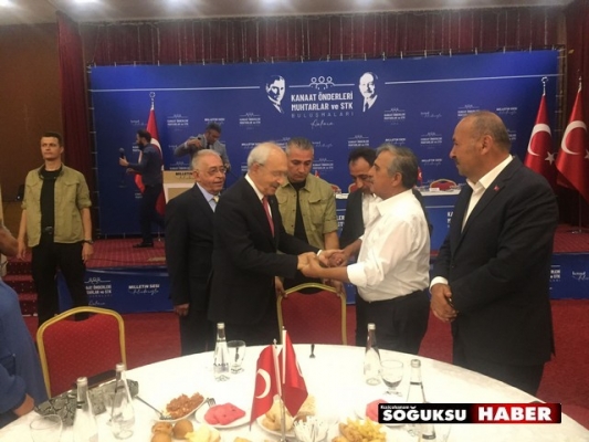 CHP GENL BAŞKANI KILIÇTAROĞLU KIZILCAHAMAM'A GELDİ