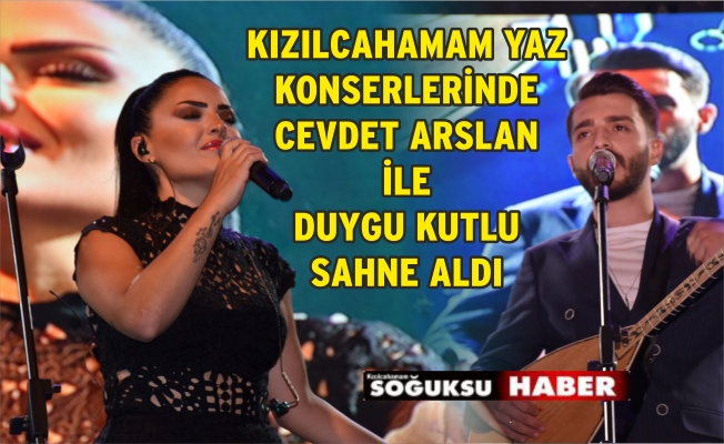 KIZILCAHAMAM YAZ KONSERLERİ COŞKULU GECİYOR