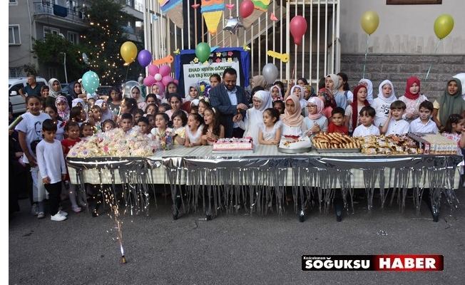 NEVİN GÖKÇEK KUR'AN KURSU YAZ ŞENLİĞİ DÜZENLEDİ