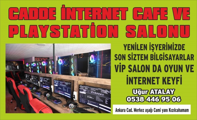 YENİLENEN İŞYERİMİZDE KEYİFLİ İNTERNET VE OYUN ZAMANI