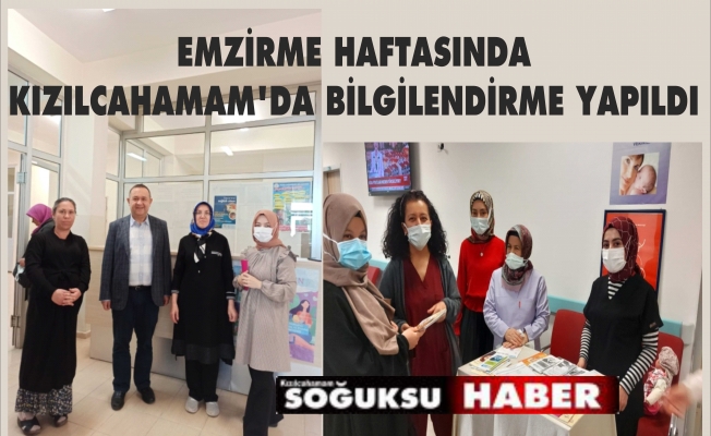 EMZİRME HAFTASINDA  BİLİLENDİRME YAPILDI