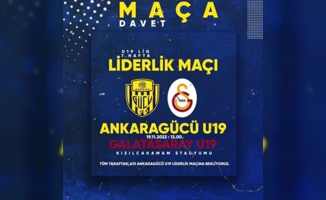 ANKARA GÜCÜ GALATASARAY KARŞILAŞMASI