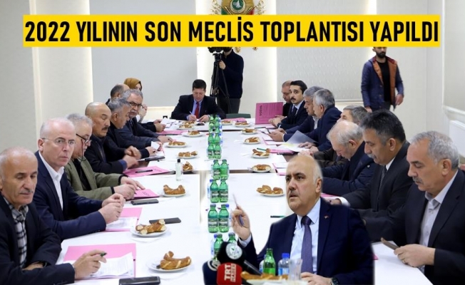 MECLİS TOPLANTISINDA BAKIN NELER KONUŞULDU