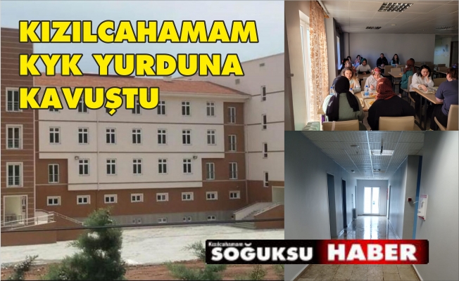 KYK YURDU HİZMETE BAŞLADI