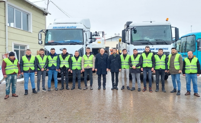 KIZILCAHAMAM BELEDİYESİ DEPREM BÖLGESİNE HAREKET ETTİ