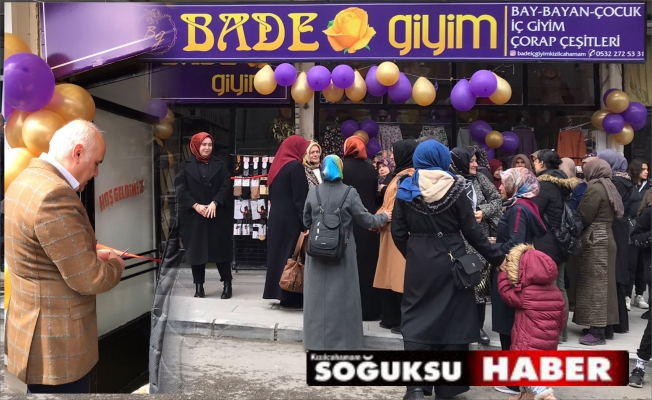 BADE BAY, BAYAN, ÇOCUK İÇ GİYİM İŞYERİ AÇILDI