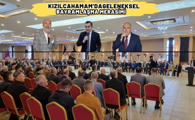 KIZILCAHAMAM'DA RESMİ BAYRAMLAŞMA TÖRENİ YAPILDI