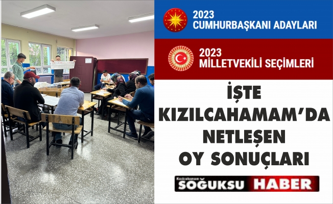 KIZILCAHAMAM'DA SEÇİM SONUÇLARI