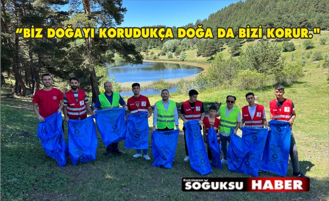 KARAGÖL'DE TEMİZLİK ÇALIŞMASI