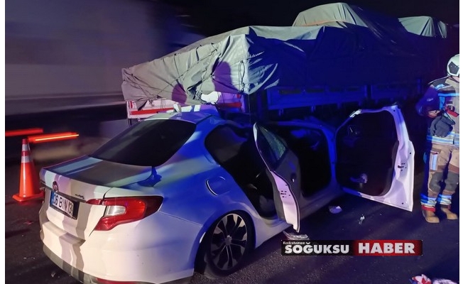 OTO YOLDA MEYDANA GELEN 2 KAZADA 1 ÖLÜ 3 YARALI