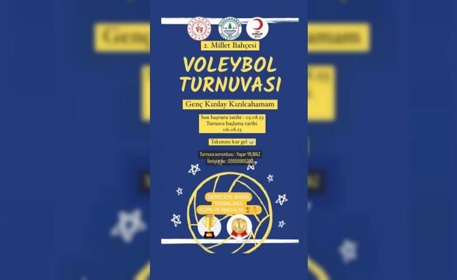 VOLEYBOL TURNUVASI KAYITLARI BAŞLADI