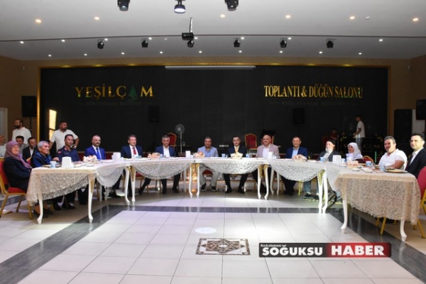 KAYMAKAM CAN AKSOY İÇİN  VEDA YEMEĞİ DÜZENLENDİ