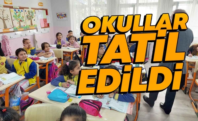 CUMHURBAŞKANI ERDOĞAN AÇIKLADI OKULLAR TATİL ETİLDİ