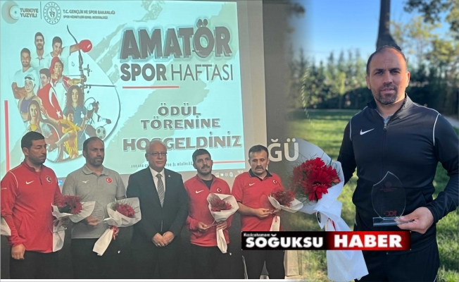 MEHMET ÇETİN YILIN GÜREŞ ANTRENÖRÜ SEÇİLDİ