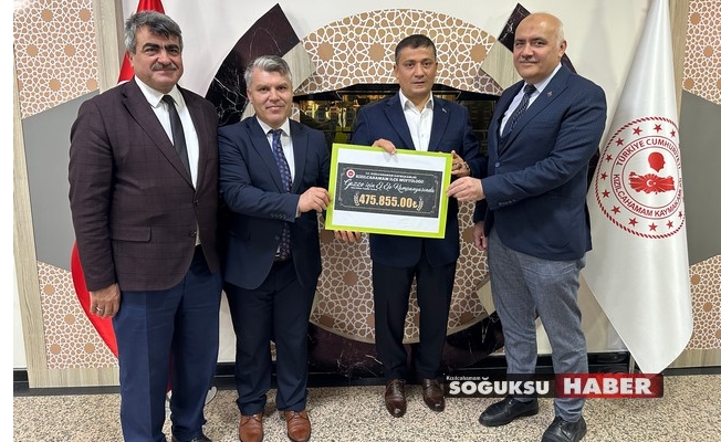 GAZZE İÇİN KIZILCAHAMAM'DAN 475 BİN 855 TL TOPLANDI