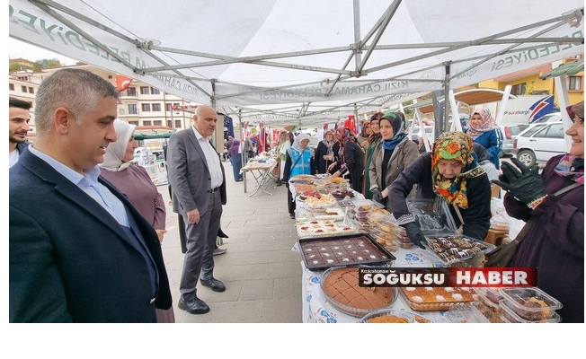 KIZILCAHAMAM'DA FİLİSTİN İÇİN DÜZENLENEN KERMESE YOĞUN İLGİ GÖSTERİLDİ