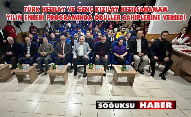 KIZILAY'A DESTEK VERENLERE YILIN ENLERİ ÖDÜLÜ VERİLDİ