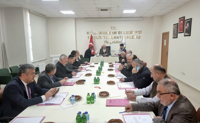 KIZILCAHAMAM BELEDİYESİ ARALIK AYI MECLİS TOPLANTISI YAPILDI