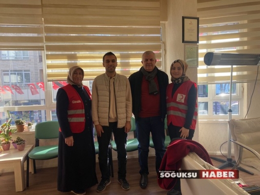 TÜRK KIZILAYI İLÇE BAŞKANI YAŞAR YILMAZ'DAN ZİYARET