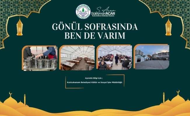 GÖNÜL SOFRASINA KATKIDA BULUNABİLİRSİNİZ