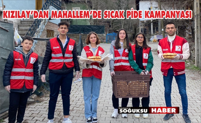 İFTAR SOFRALARINA SICAK PİDE BIRAKIYORLAR