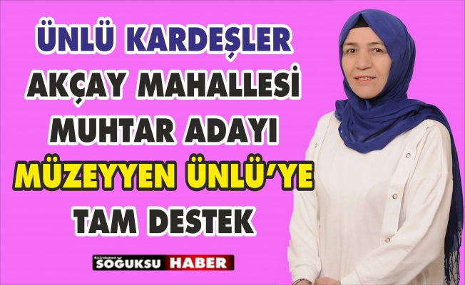 ÜNLÜ AİLESİNDEN MÜZEYYEN ÜNLÜYE TAM DESTEK