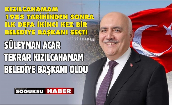 KIZILCAHAMAM YENİDEN SÜLEYMAN ACAR DEDİ