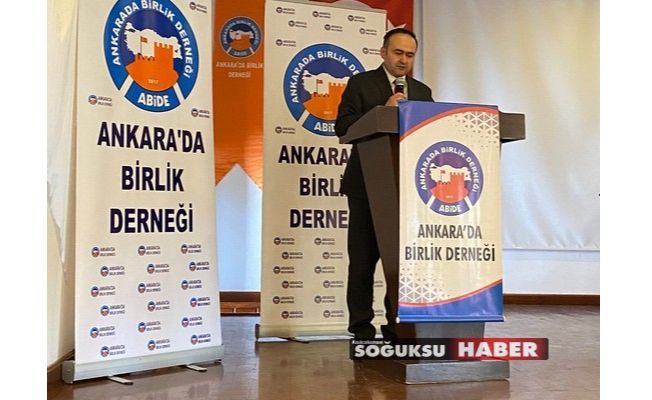 ANKARADA BİRLİK DERNEĞİ GENEL BAŞKANI BAYRAM MUTLU GÜVEN TAZELEDİ