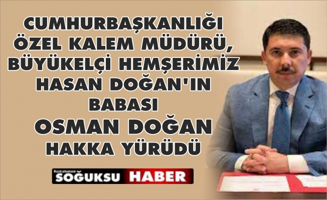 OSMAN DOĞAN HAKKA YÜRÜDÜ