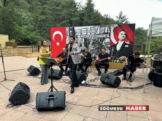 ATATÜRK'ÜN KIZILCAHAMAM'A GELİŞİNİN 90. YIL DÖNÜMÜ KUTLANDI