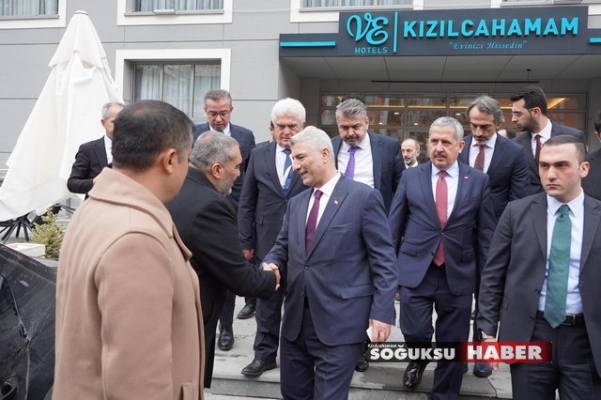 TİCARET BAKANI PROF. DR. ÖMER BOLAT KIZILCAHAMAM'A GELDİ