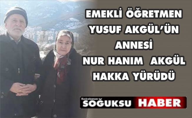 NUR HANIM AKGÜL HAKKA YÜRÜDÜ