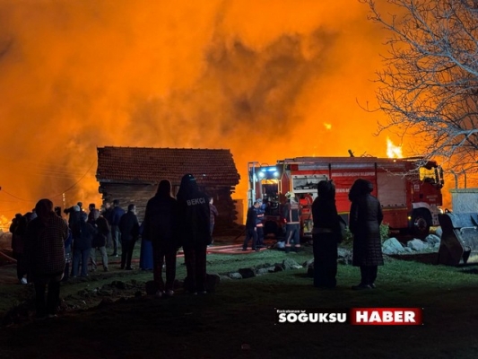 ÇAMLIDERE ÇAMKÖY'DE YANGIN