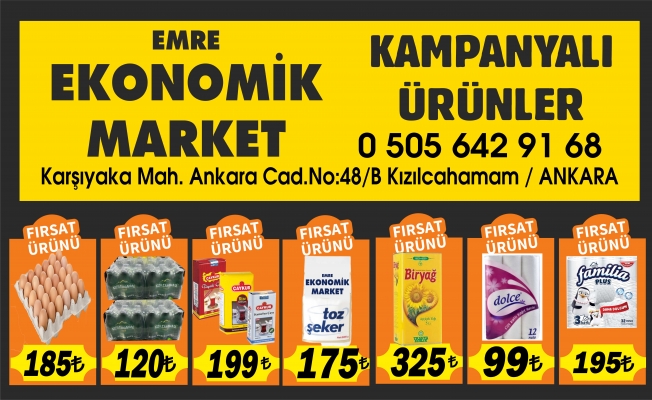 EMRE EKONOMİK MARKETTE EKONOMİK ÜRÜNLER
