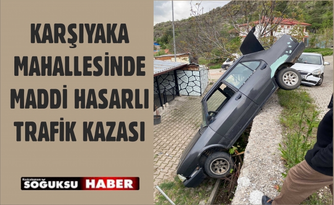 ARAÇ ÇAKILDAN UÇTU