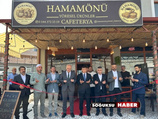 HAMAMÖNÜ YÖRESEL ÜRÜNLER VE CAFETERYA HİZMETE GİRDİ